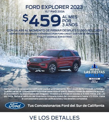 Make the Holidays Bright Sales Event | Ford Explorer Lease Offer | Southern California Ford Dealers